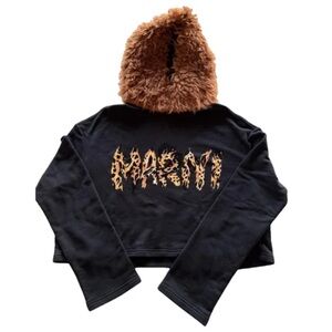 Marni Fur Hooded Sweatshirt